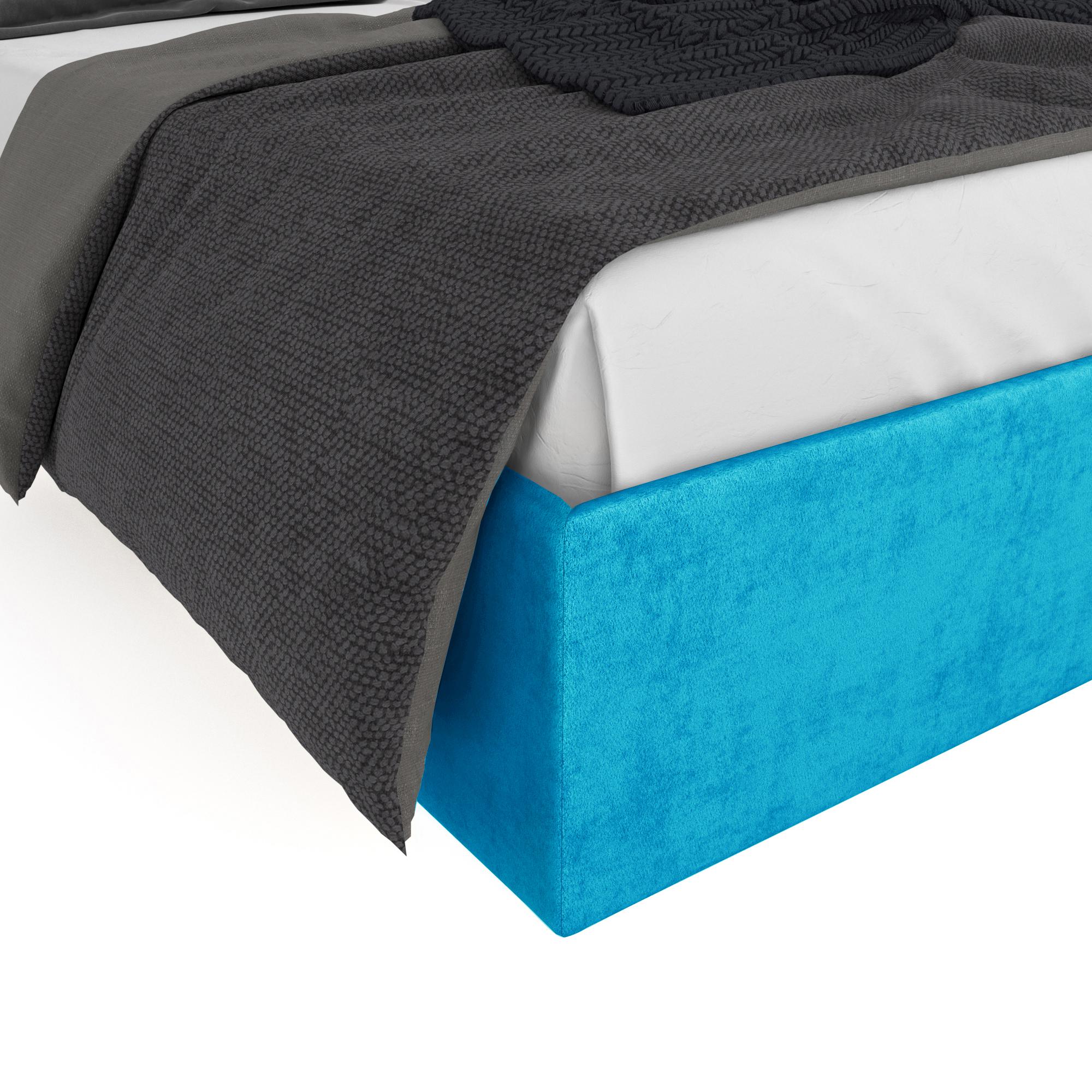 Кровать Капела голубая 90х200 изображение товара