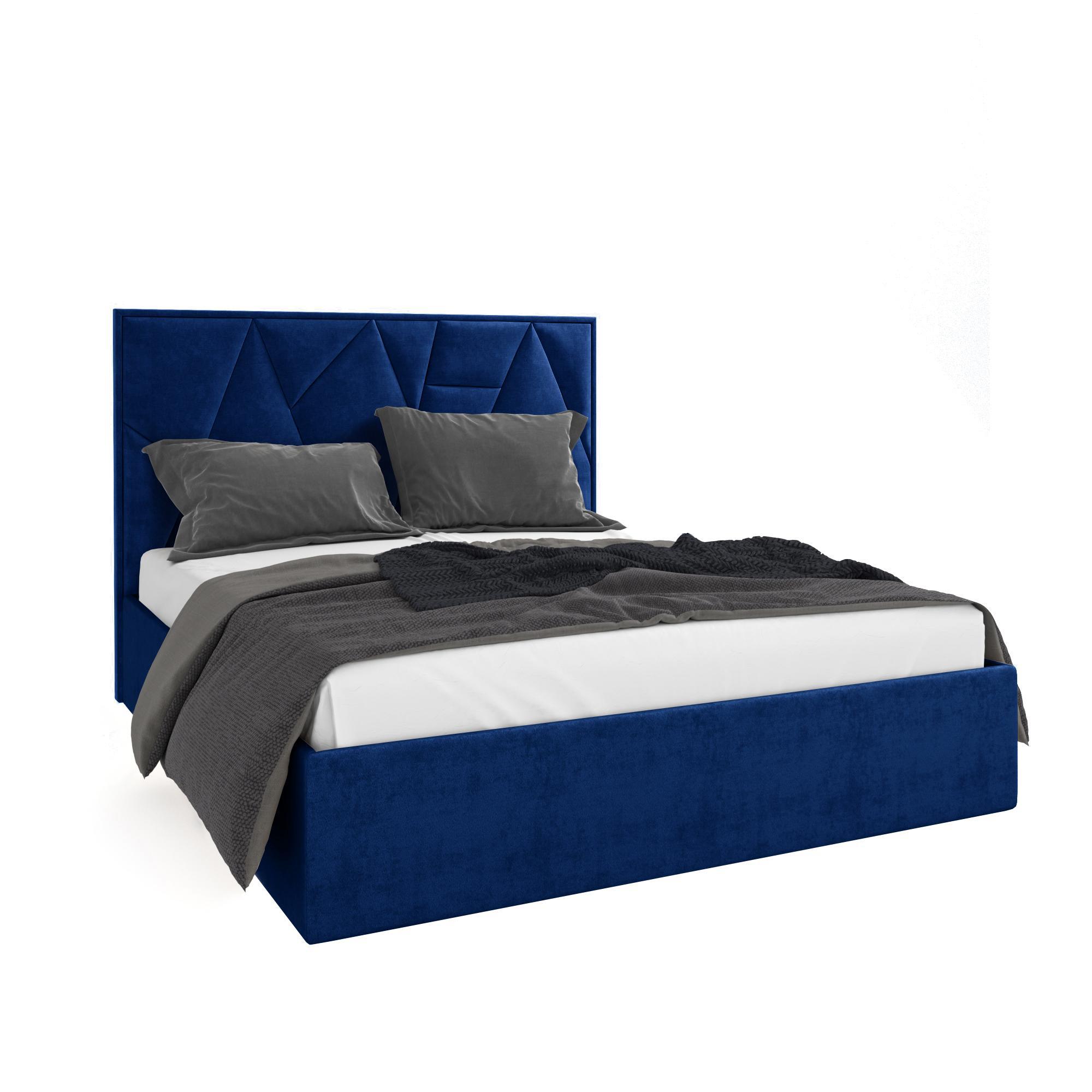 Кровать Липси синяя 160х200 изображение товара