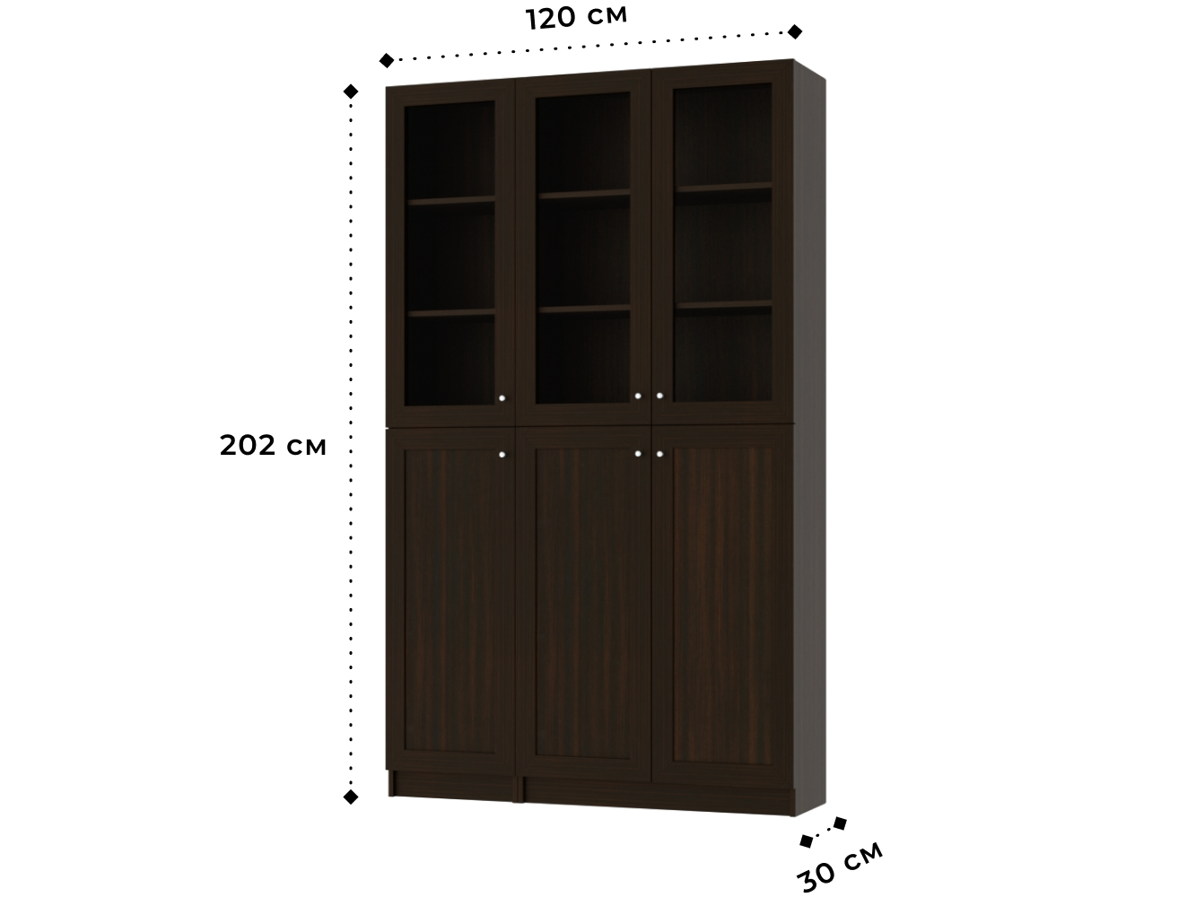 Книжный шкаф Билли 339 brown desire ИКЕА (IKEA) изображение товара