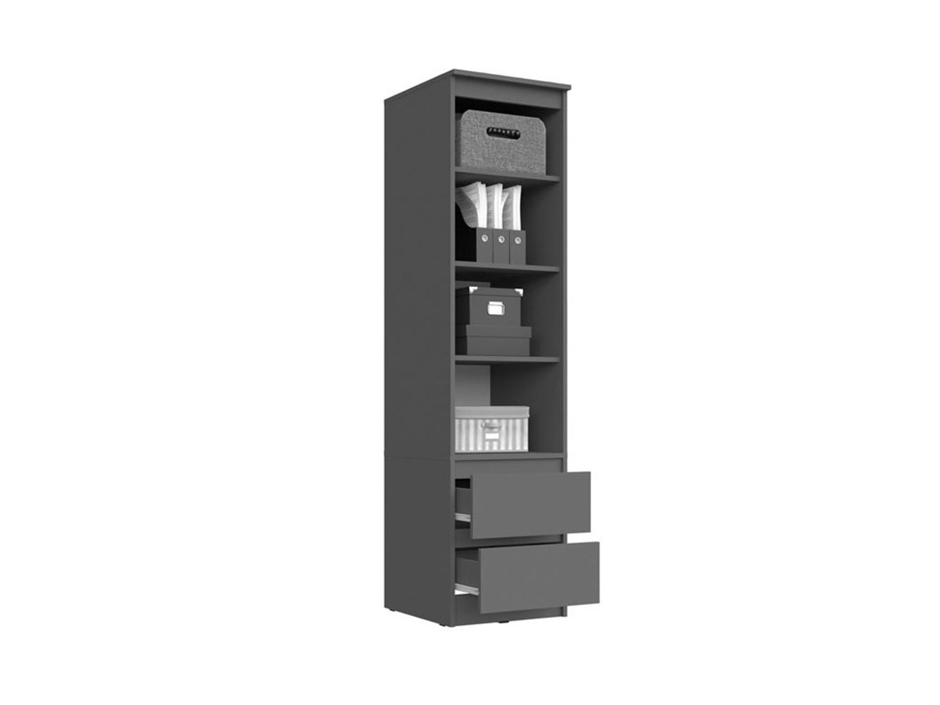 Распашной шкаф Мальм 316 grey ИКЕА (IKEA) изображение товара