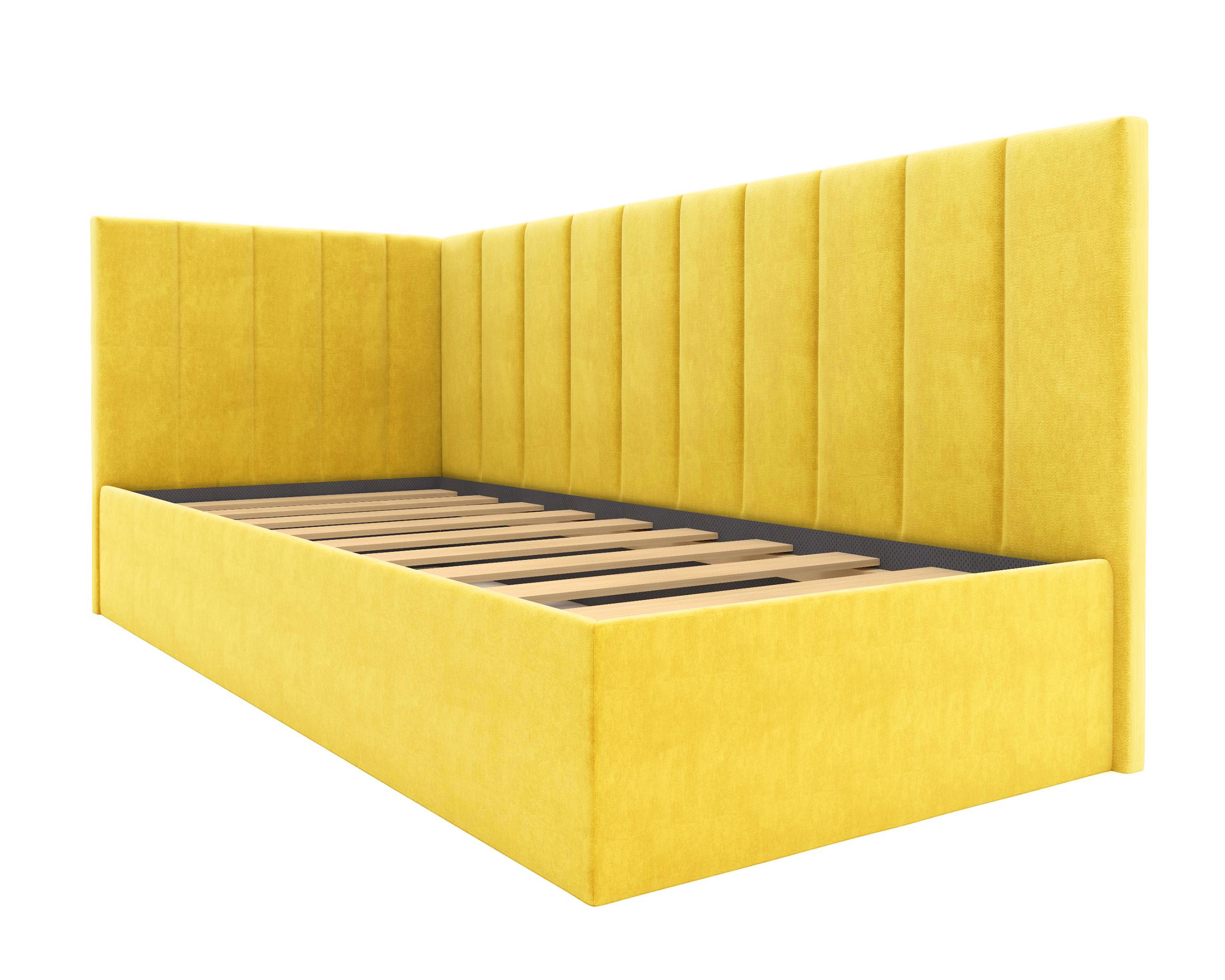 Детская кровать Равенна Угол А желтая изображение товара