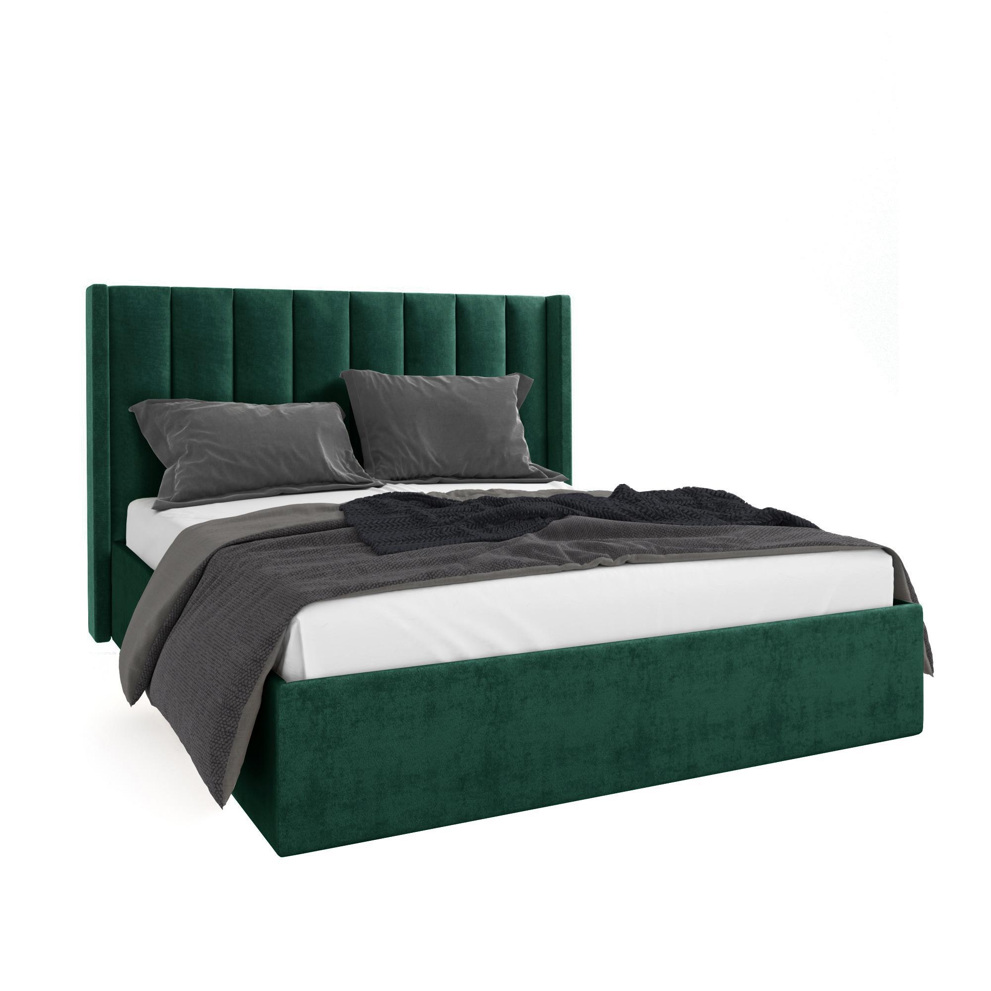 Кровать Жаклиз зеленая 180х200 изображение товара
