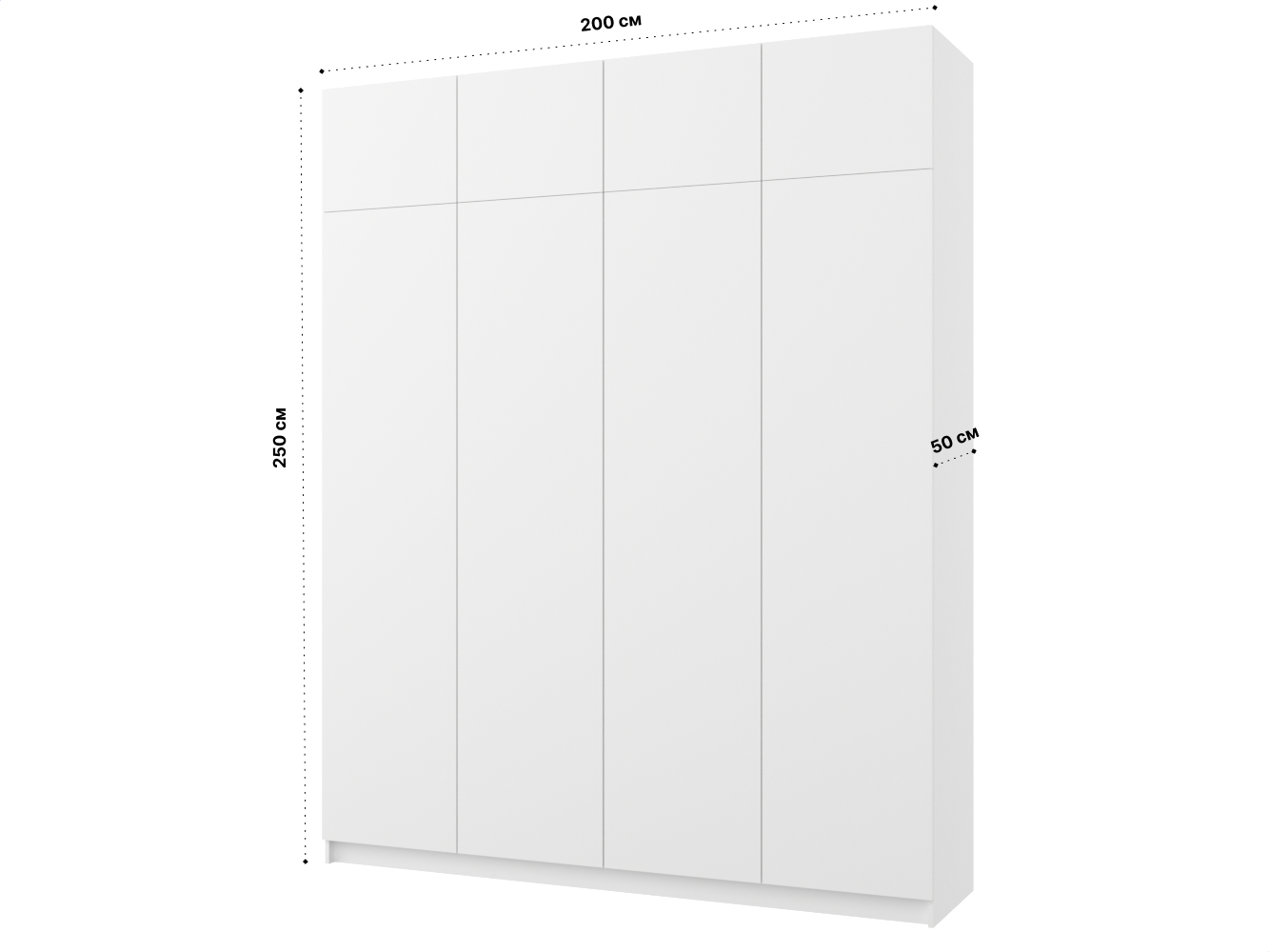 Распашной шкаф Пакс Фардал 130 white ИКЕА (IKEA) изображение товара