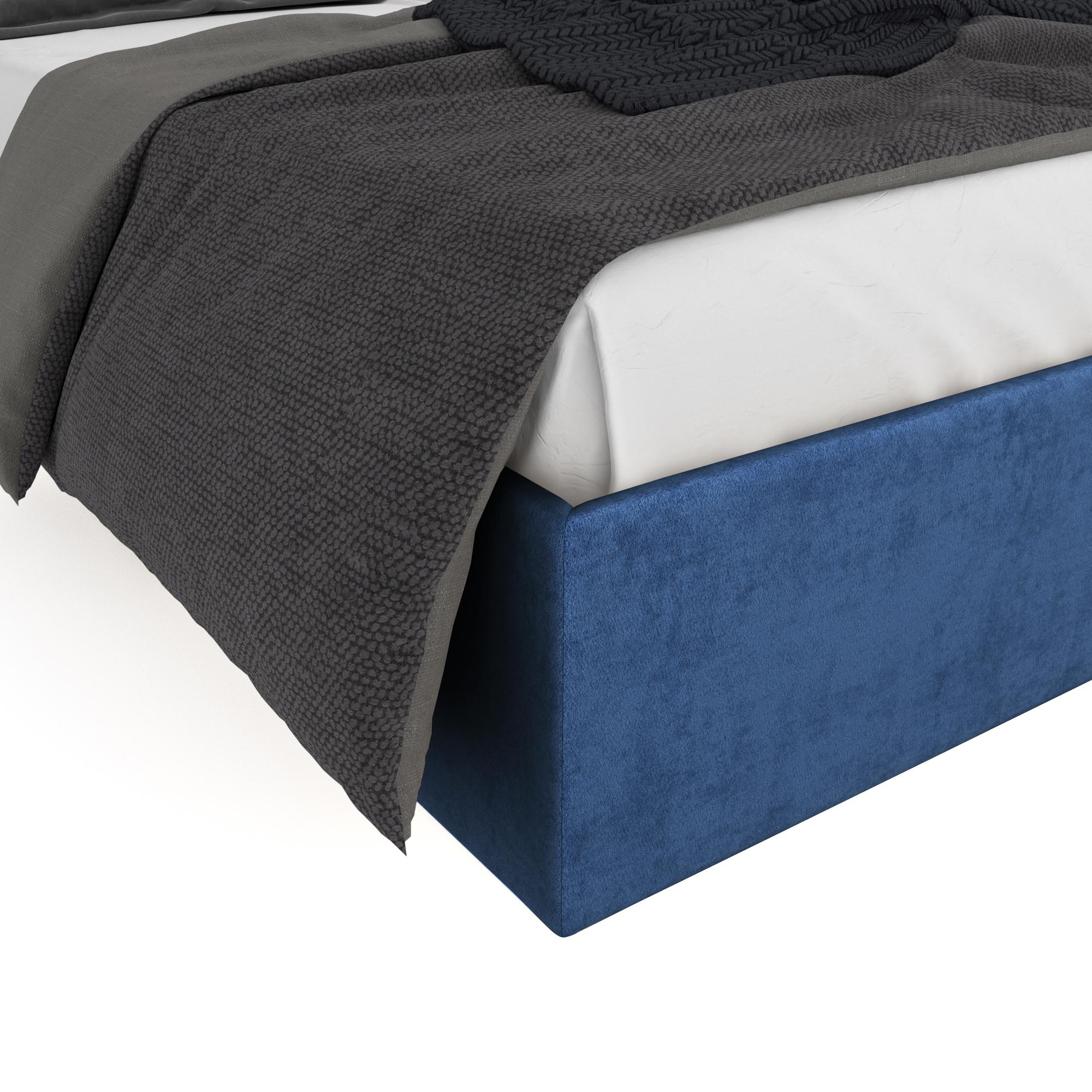 Кровать Бриэль синяя 180х200 изображение товара