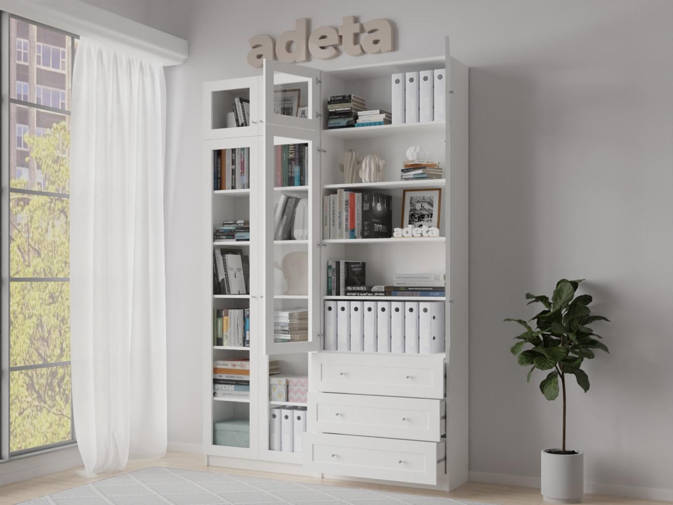 Книжный шкаф Билли 363 white ИКЕА (IKEA) изображение товара