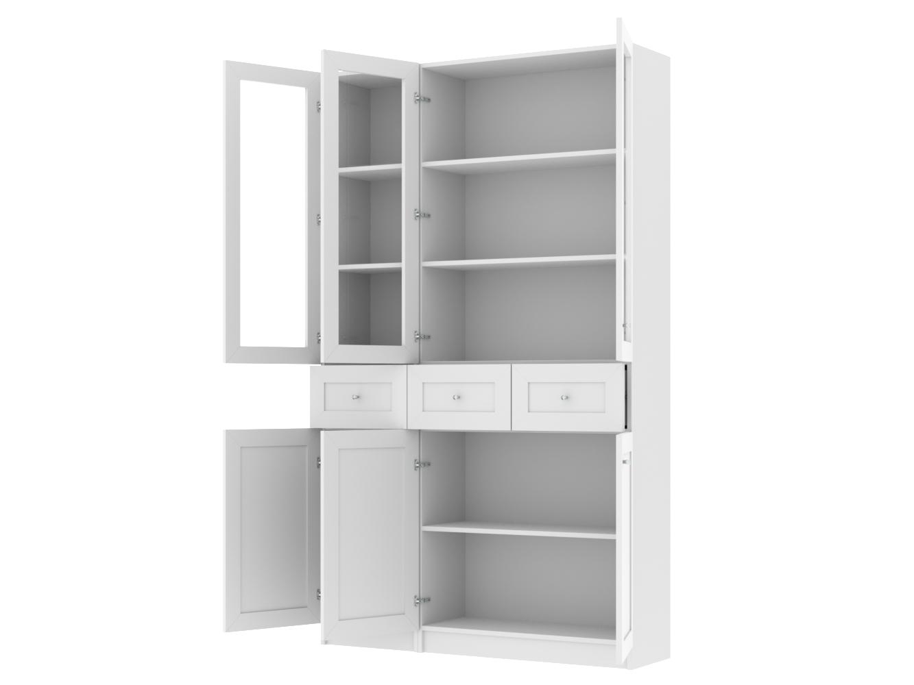 Книжный шкаф Билли 324 white ИКЕА (IKEA) изображение товара