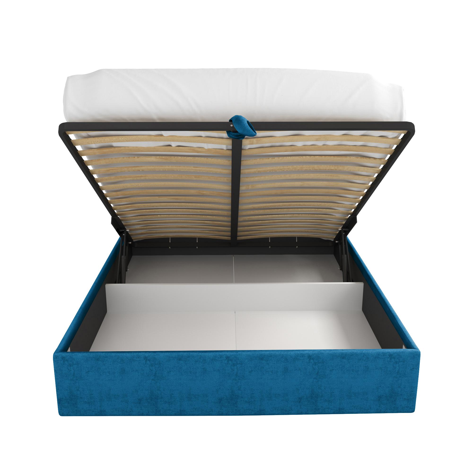 Кровать Апулия синяя 160х200 изображение товара
