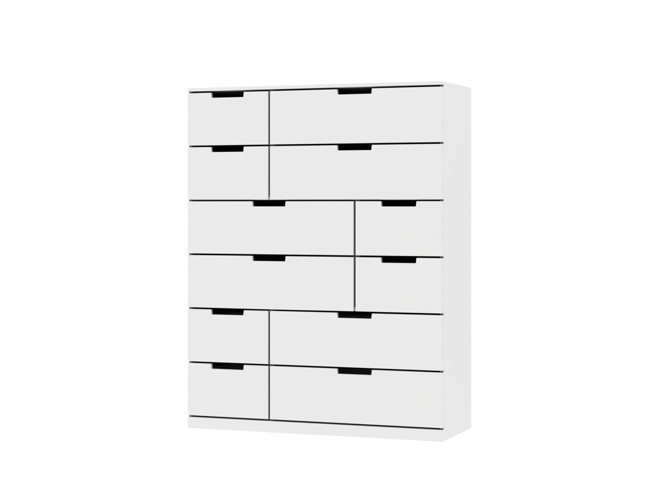 Комод Нордли 32 white ИКЕА (IKEA) изображение товара
