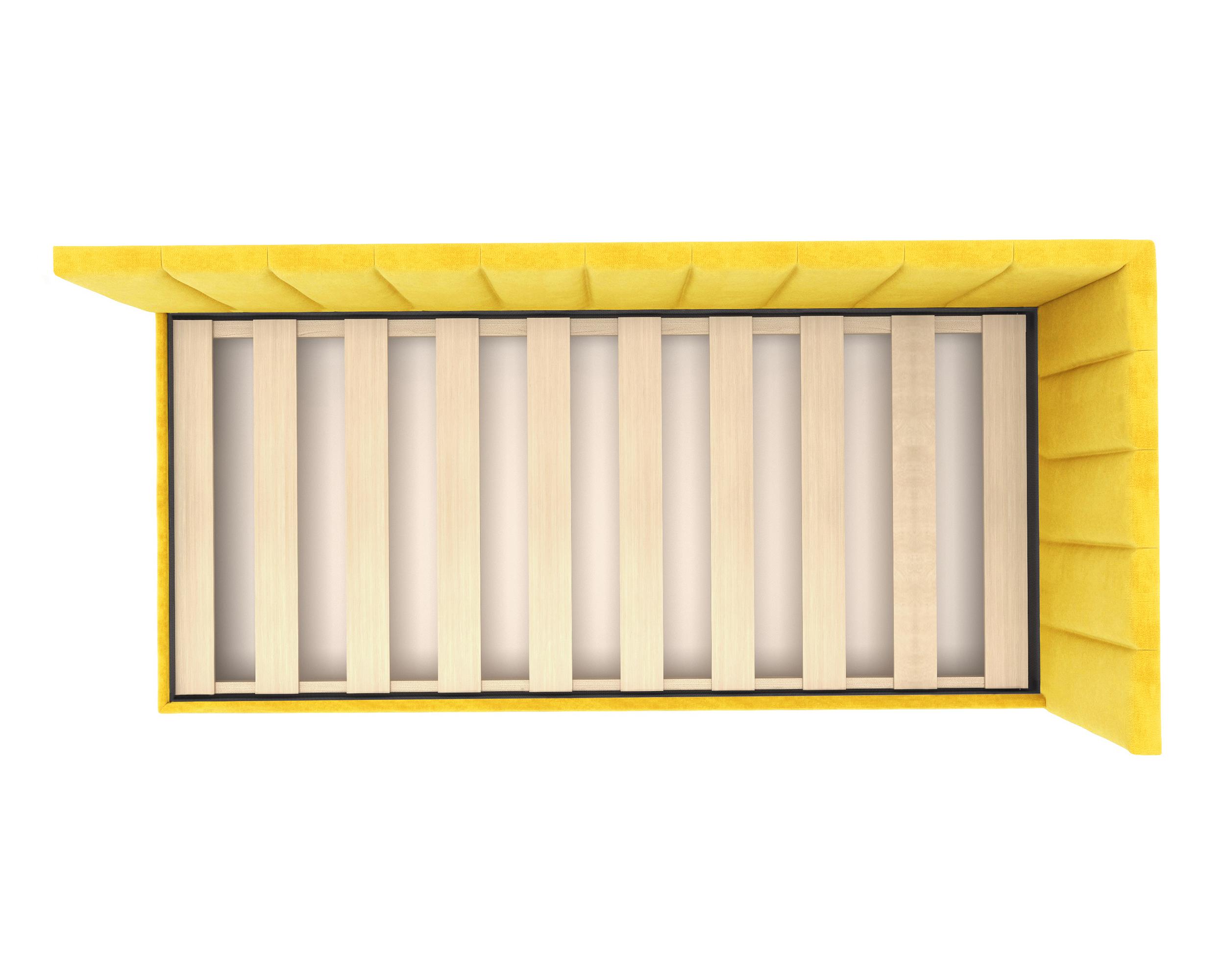 Детская кровать Равенна Угол В желтая изображение товара