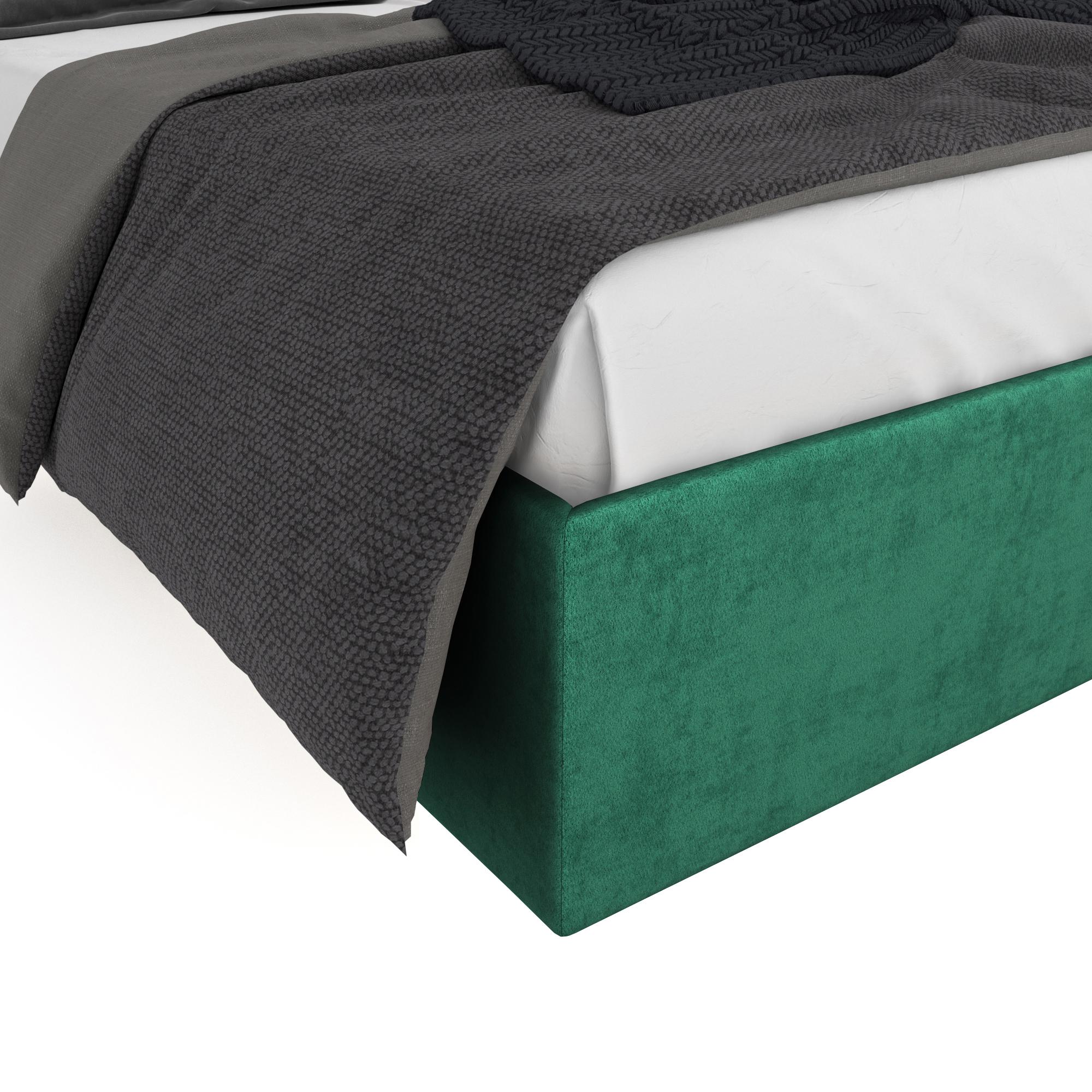 Кровать Жаклиз зеленая 180х200 изображение товара