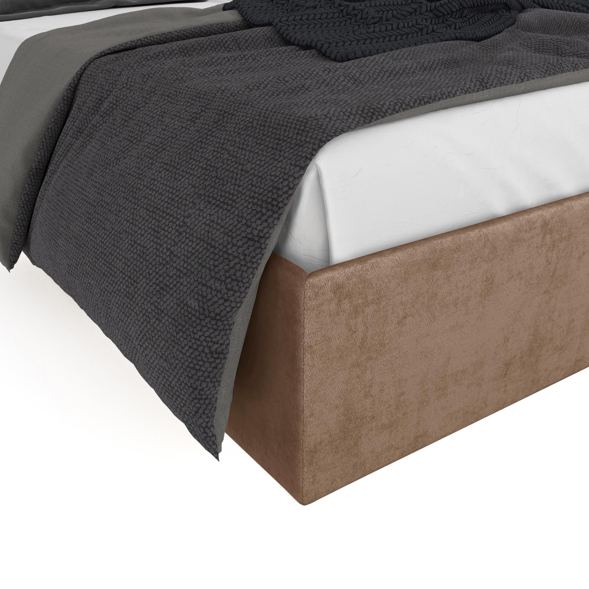Кровать Навис коричневая 160х200 изображение товара
