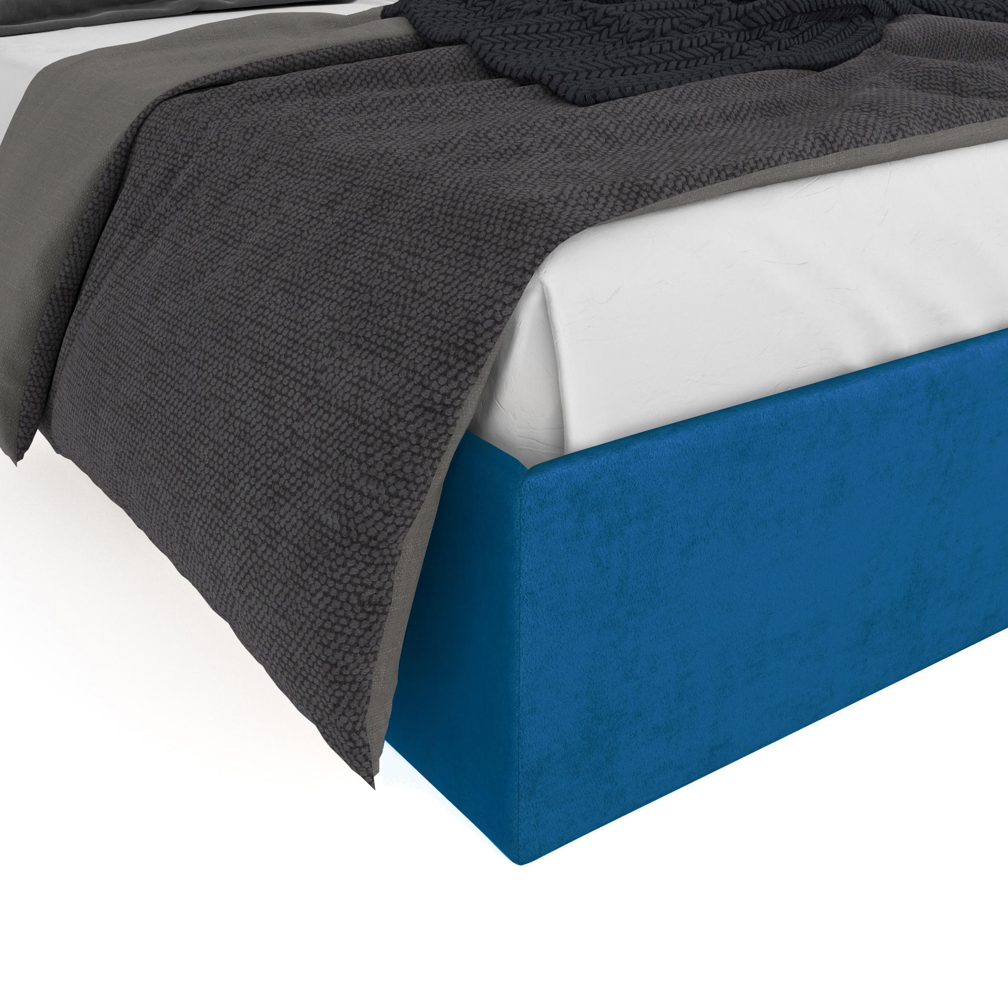 Кровать Апулия синяя 160х200 изображение товара