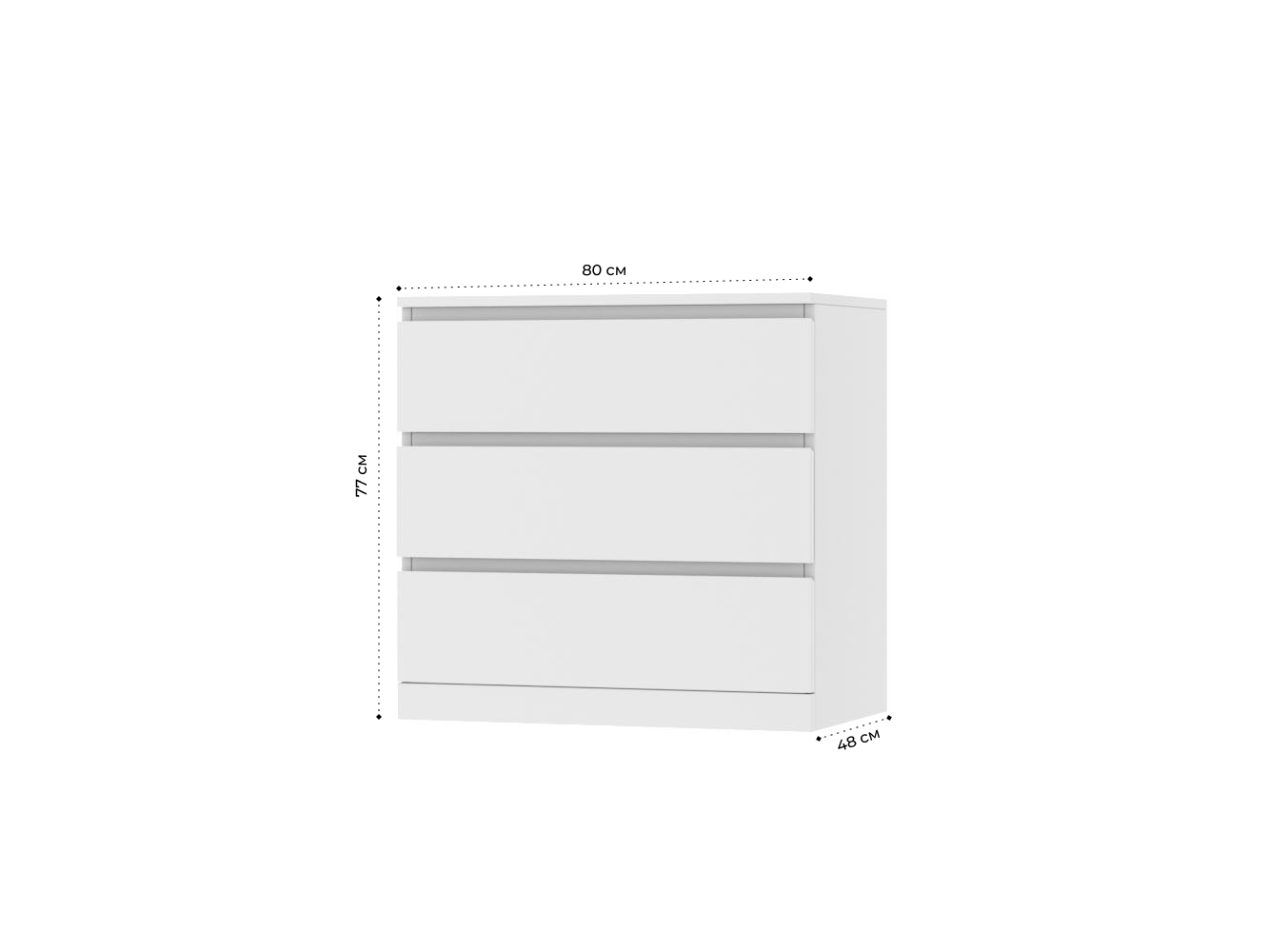 Комод Мальм 17 white ИКЕА (IKEA) изображение товара