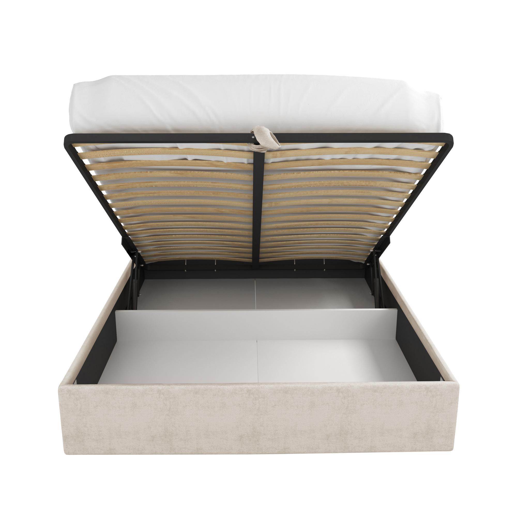 Кровать Жаклиз бежевая 180х200 изображение товара