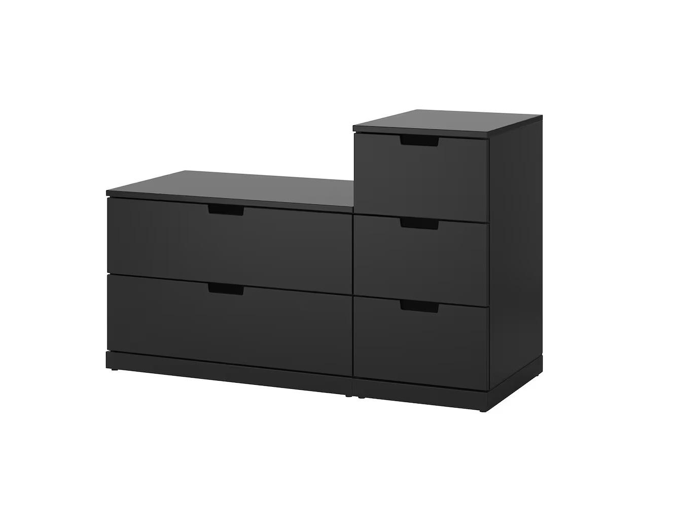 Комод Нордли 14 black ИКЕА (IKEA) изображение товара