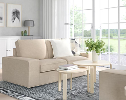 Изображение товара Прямой диван Кивик beige ИКЕА (IKEA) на сайте adeta.ru