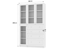 Изображение товара Книжный шкаф Билли 358 white ИКЕА (IKEA) на сайте adeta.ru