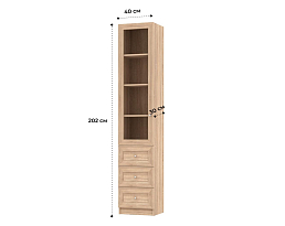 Изображение товара Книжный шкаф Билли 375 beige ИКЕА (IKEA) на сайте adeta.ru
