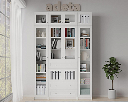 Изображение товара Книжный шкаф Билли 364 white ИКЕА (IKEA) на сайте adeta.ru