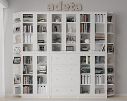Изображение товара Книжный шкаф Билли 424 white ИКЕА (IKEA) на сайте adeta.ru