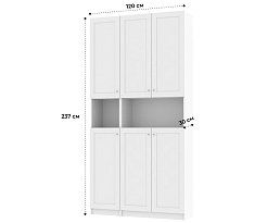 Изображение товара Книжный шкаф Билли 387 white ИКЕА (IKEA) на сайте adeta.ru