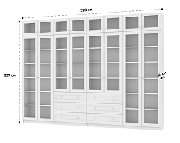 Изображение товара Книжный шкаф Билли 372 white ИКЕА (IKEA) на сайте adeta.ru