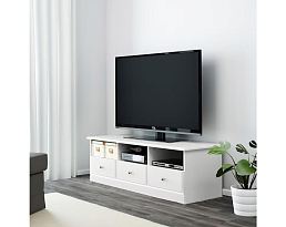 Изображение товара Тумба под телевизор Лиаторп 13 white ИКЕА (IKEA) на сайте adeta.ru
