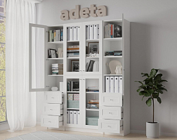Изображение товара Книжный шкаф Билли 362 white ИКЕА (IKEA) на сайте adeta.ru