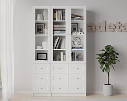 Изображение товара Книжный шкаф Билли 326 white ИКЕА (IKEA) на сайте adeta.ru