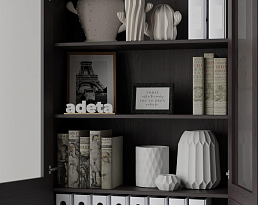 Изображение товара Книжный шкаф Билли 352 wenge tsava ИКЕА (IKEA) на сайте adeta.ru