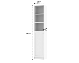 Изображение товара Книжный шкаф Билли 380 white ИКЕА (IKEA) на сайте adeta.ru