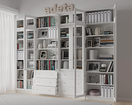 Изображение товара Книжный шкаф Билли 372 white ИКЕА (IKEA) на сайте adeta.ru